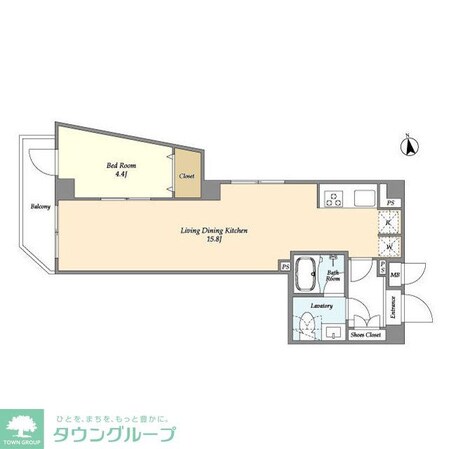 アルファコート東あずまの物件間取画像
